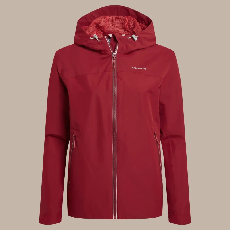 Image of Womens hiking jacket Craghoppers Solla Rouge Female 36