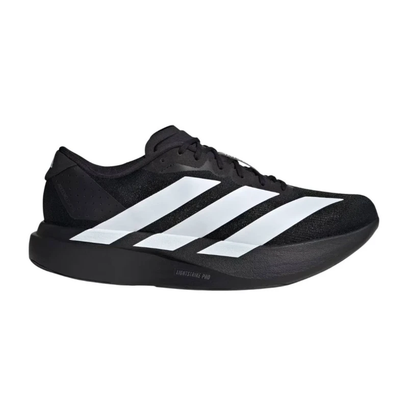Image of Adidas Adizero Evo SL Shoes Black White AW25, Size UK 10