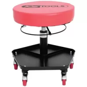 image of KS Tools 500.8030 KS TOOLS Stool with wheels (L x W) 370 mm x 370 mm