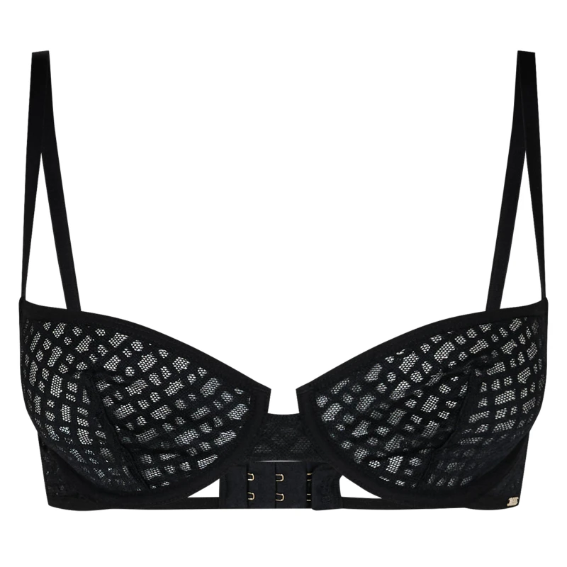 Image of Boss Womens B Lace UW Underwire Support Bra Black female 32B