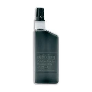 Image of Original Rotring 23ml Drawing Ink for Isograph Pens Bottle Black Single