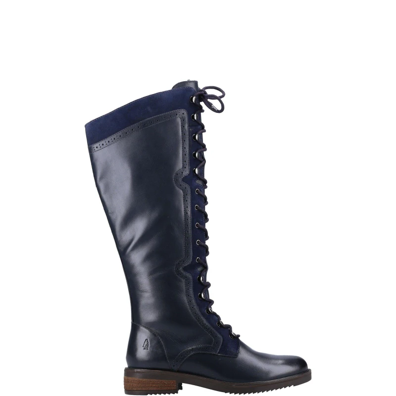 Image of Hush Puppies Rudy Long Boot - Blue Blue 7
