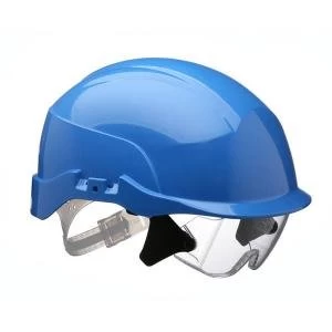 Image of Centurion Spectrum Safety Helmet Blue with Eye Protection Blue Ref