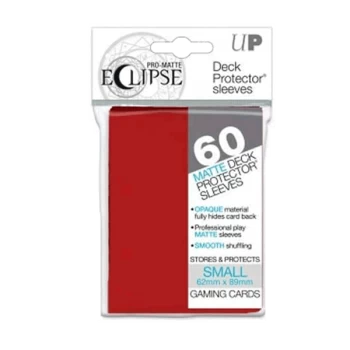 Image of Ultra Pro Pro-Matte Apple Red Small Deck Protectors - 60 Sleeves