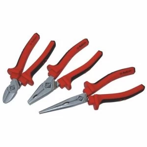 image of C.K Tools Redline 3Pc Linemans Technician Plier Tool Kit