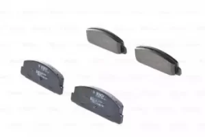 Image of Bosch 0986424817 BP955 Brake Pad Set Disc Brake Rear Axle