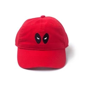 Image of Marvel Comics - Embroidered Eyes Unisex Comfortable Fitting Cap - Red