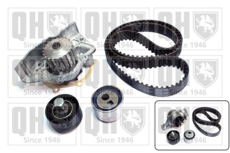 Image of QUINTON HAZELL Water pump and timing belt kit QUINTON HAZELL QBPK2400