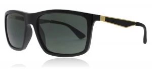 image of Ray-Ban RB4228 Sunglasses Black / Gold 6227/71 58mm