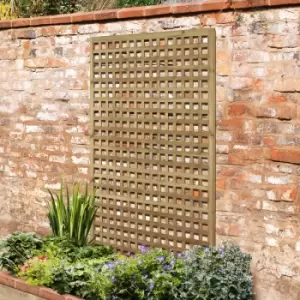 Image of Forest Garden Premium Framed Trellis 180cm x 120cm (4 Pack) in Natural Timber