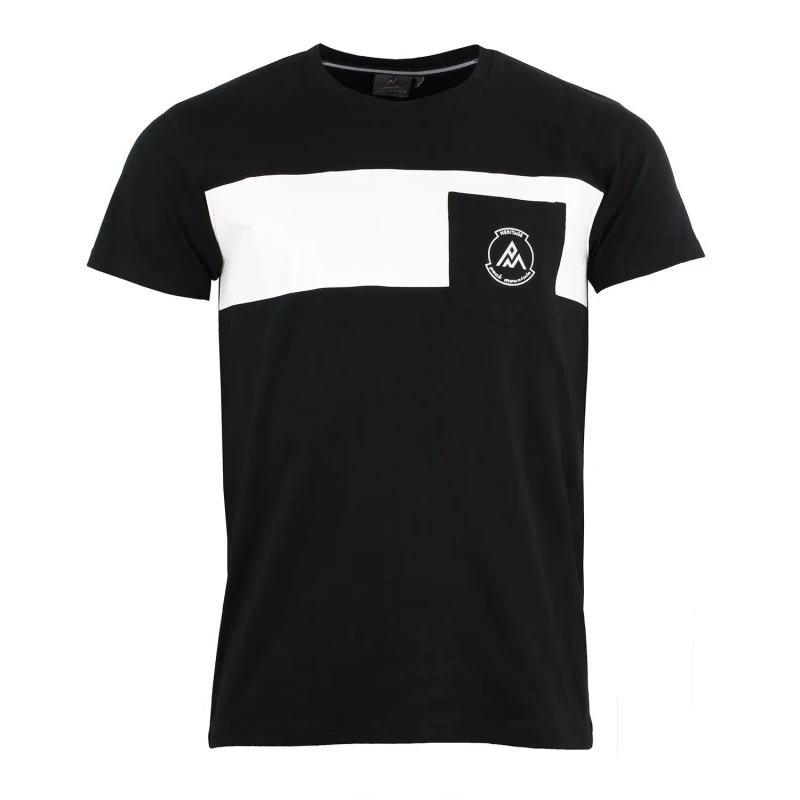 Image of Peak Mountain T-Shirt Peak Mountain Cabri Noir Male M CABRI/PF/NOIR/BLANC