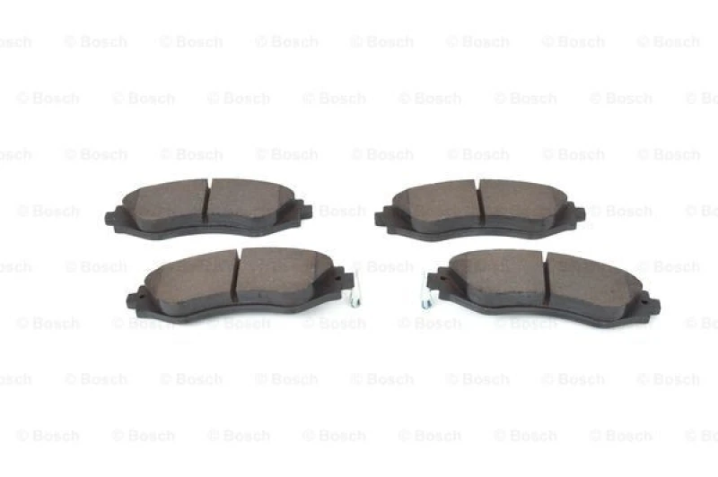 Image of Bosch 0 986 494 173 Brake pad set with integrated wear sensor Low-Metallic Brake Pad Set,disc brake (402)