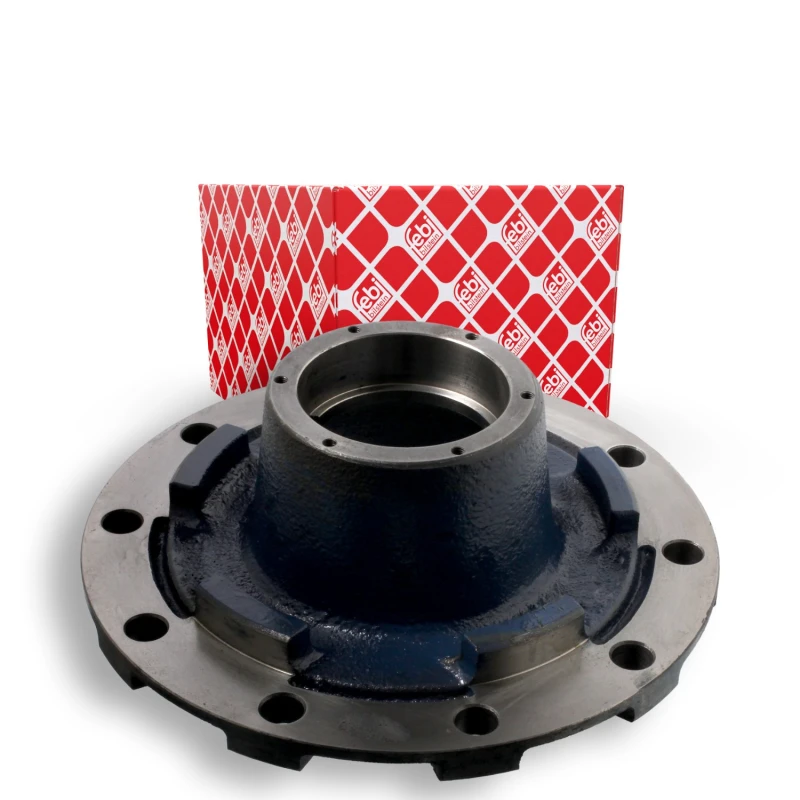 Image of FEBI BILSTEIN 35654 Wheel Hub Rear Axle Right, without wheel bearing Wheel Hub (653)