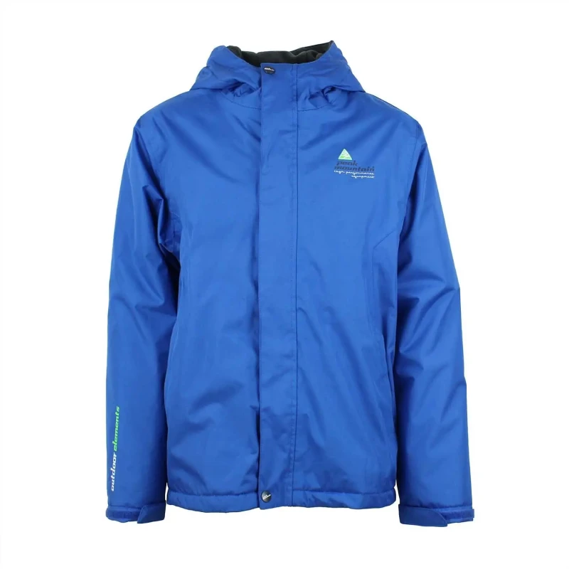 Image of Waterproof jacket Peak Mountain Cajik Bleu Male M