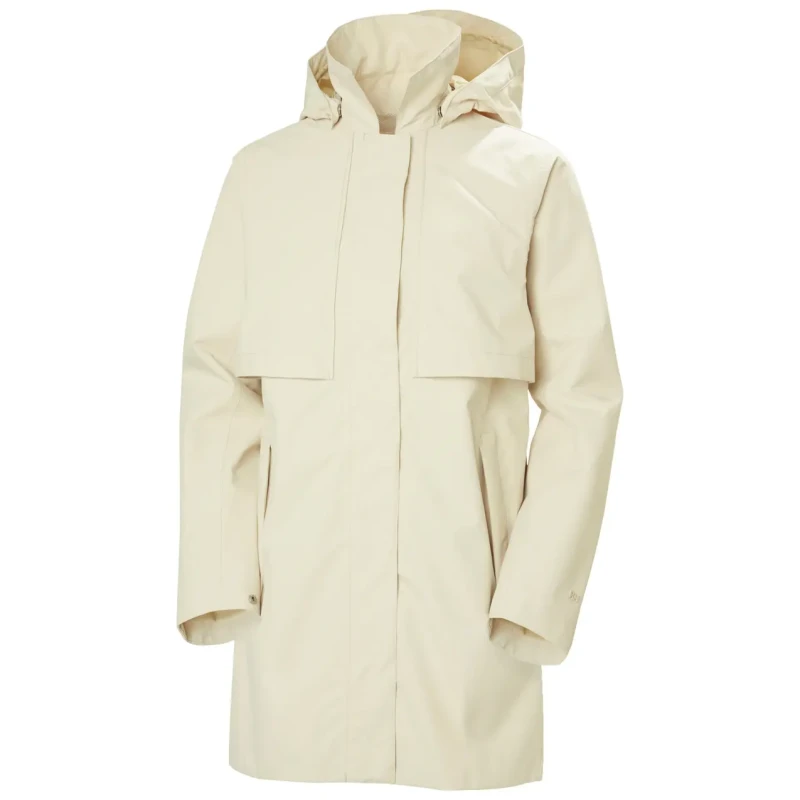 Image of Helly Hansen Womens waterproof jacket Helly Hansen Lilja Rain Beige Female L
