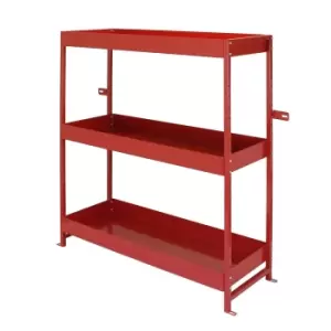 image of Monster Racking Volcano Van Racking Red - 3 Shelves