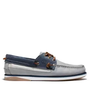 Image of Timberland Atlantis Break Boat Shoe For Men In Grey, Size 10.5