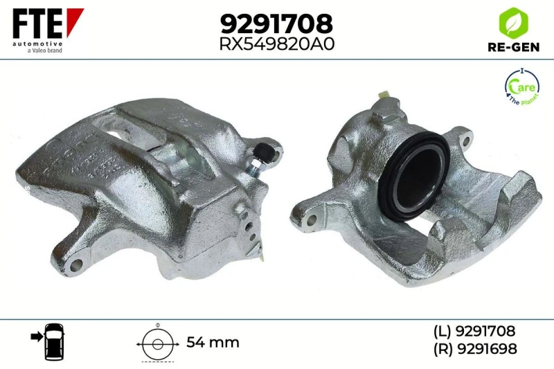 Image of Brake caliper FTE 9291708