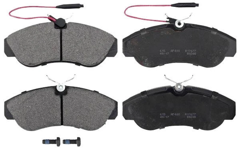 Image of A.B.S. 36884 Brake pad set with integrated wear sensor Brake Pad Set,disc brake (402)