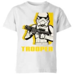 Image of Star Wars Rebels Trooper Kids T-Shirt - White - 11-12 Years