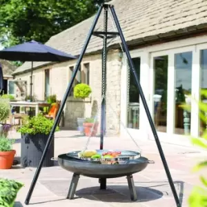 image of Bbgrill - Tripod Grill Black 172cm BBQ TRIPOD - Black