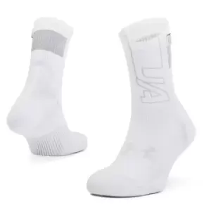 Image of Under Armour Run Mid-Crew 99 - White