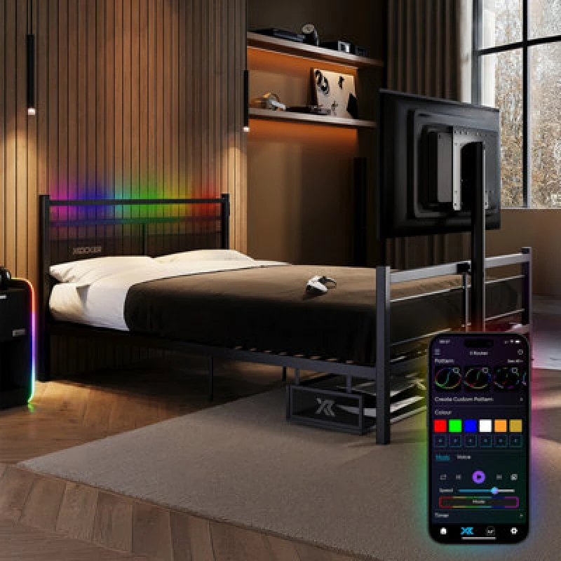 Image of X Rocker X Rocker Basecamp RGB Double Bed - X Rocker TR60401