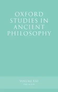 Image of Oxford Studies in Ancient Philosophy, Volume 61 by Victor Caston