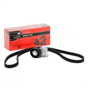 Image of GATES Poly V-Belt VOLVO K036DPK1838 Ribbed Belt,V Ribbed Belt,Multi V Belt,Poly Belt,V-Ribbed Belt Set