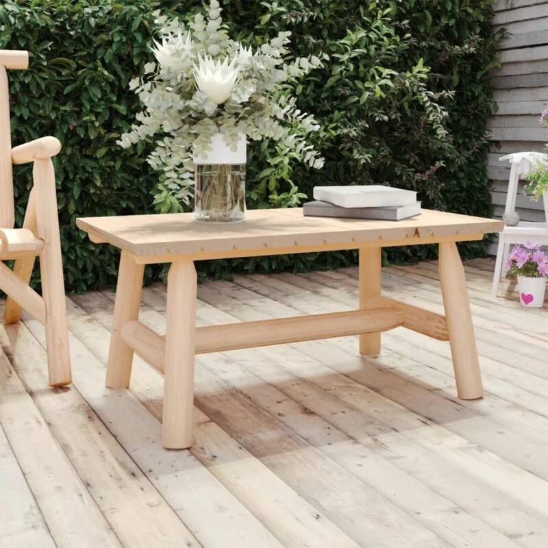 Image of VIDAXL Coffee Table 90x50x41cm Solid Wood Spruce Vidaxl 8720845754693