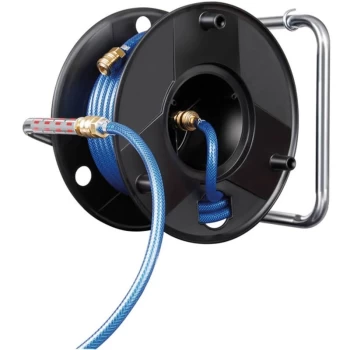 image of Brennenstuhl - Compressor Hose Reel Anti Twist 20 m 6/12mm - Black