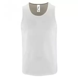 Image of SOLS Mens Sporty Performance Tank Top (3XL) (White)