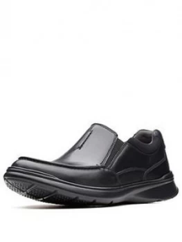 Image of Clarks Cotrell Free Loafer Shoes - Black, Size 10, Men
