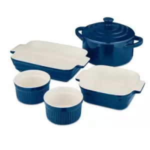 image of Barbary & Oak Ceramic Ovenware Gift Set - Blue