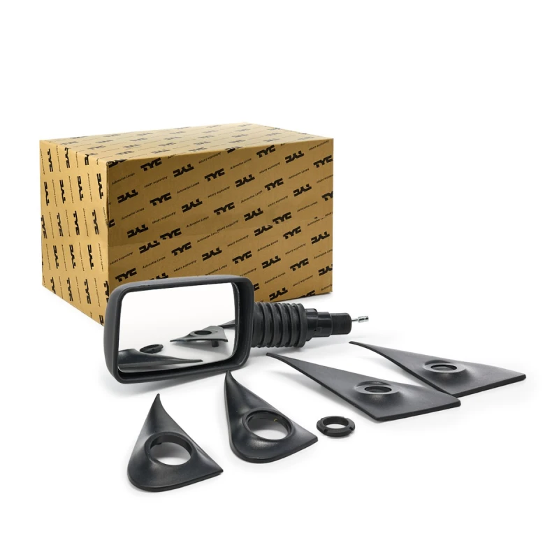 Image of TYC 309-0036 Wing mirror Left, black, Convex Outside Mirror (50)