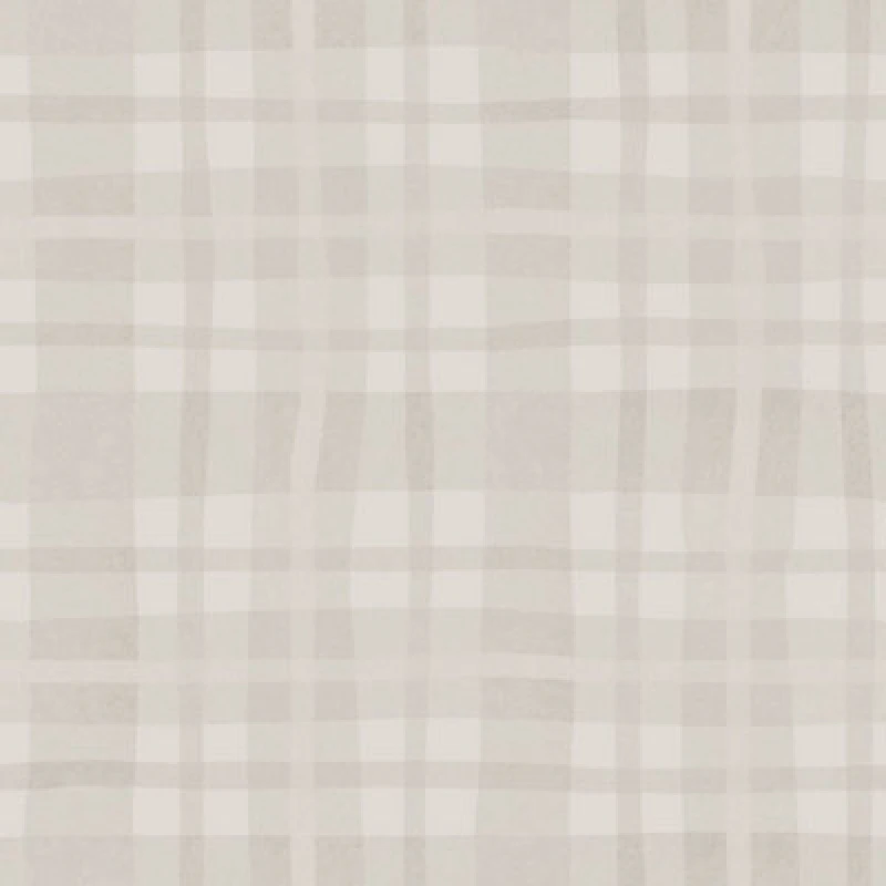 Image of Holden Decor Ivy Plaid Wallpaper Warm Grey Holden 14002