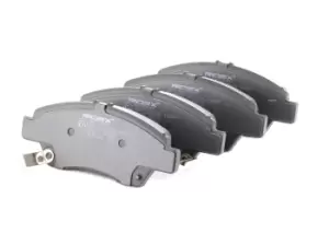 Image of RIDEX Brake pad set Front Axle 402B0649 Brake pads,Brake pad set, disc brake HONDA,Jazz II Schragheck (GD_, GE3, GE2)