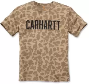 Image of Carhartt Workwear Camo Block Logo T-Shirt, multicolored, Size L, multicolored, Size L