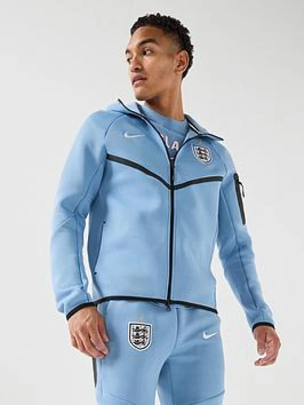 Image of Nike Mens England Tracksuit Top - Blue Male S