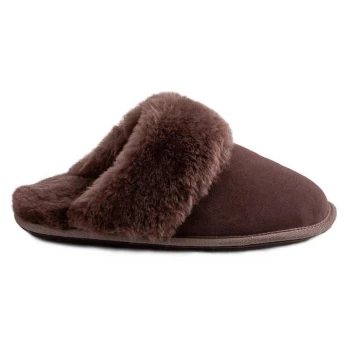 image of Just Sheepskin Duchess Slipper - Coffee