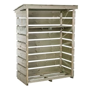 Image of Charles Bentley Garden Wooden Small Log Store