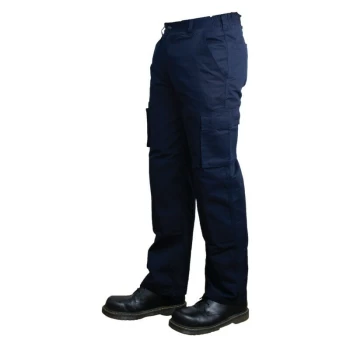 Image of Tuffsafe - Cargo Trousers Navy 34' W 31 Leg