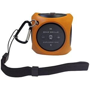 image of Jivo Bear Grylls Explorer One Water Resistant Bluetooth Speaker, Burnt Orange