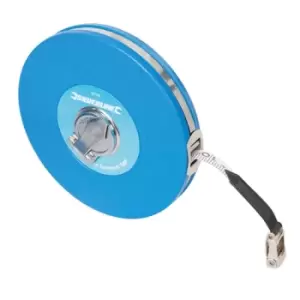 Image of Silverline Fibreglass Surveyors Tape - 30m / 100ft x 13mm
