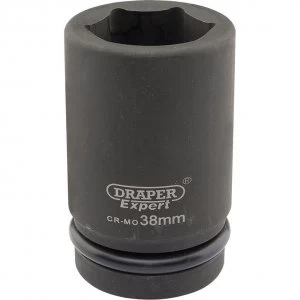 Image of Draper Expert 1" Drive Deep Hexagon Impact Socket Metric 1" 38mm