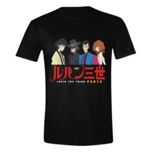 Lupin III T-Shirt Part 5 Lineup Size S