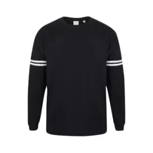 Image of Skinnifit Unisex Adults Drop Shoulder SF Logo Sweatshirt (XXS) (Oxford Navy)
