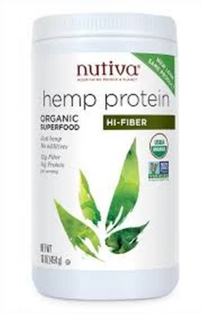 Image of Nutiva Organic Hemp Protein + Fiber 454g