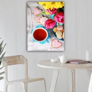 Image of 260583887_70100 Multicolor Decorative Canvas Painting