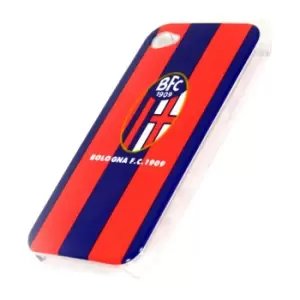 image of Bologna FC Official IPhone 4 Hard Football Crest Phone Case (One Size) (Red/Blue)